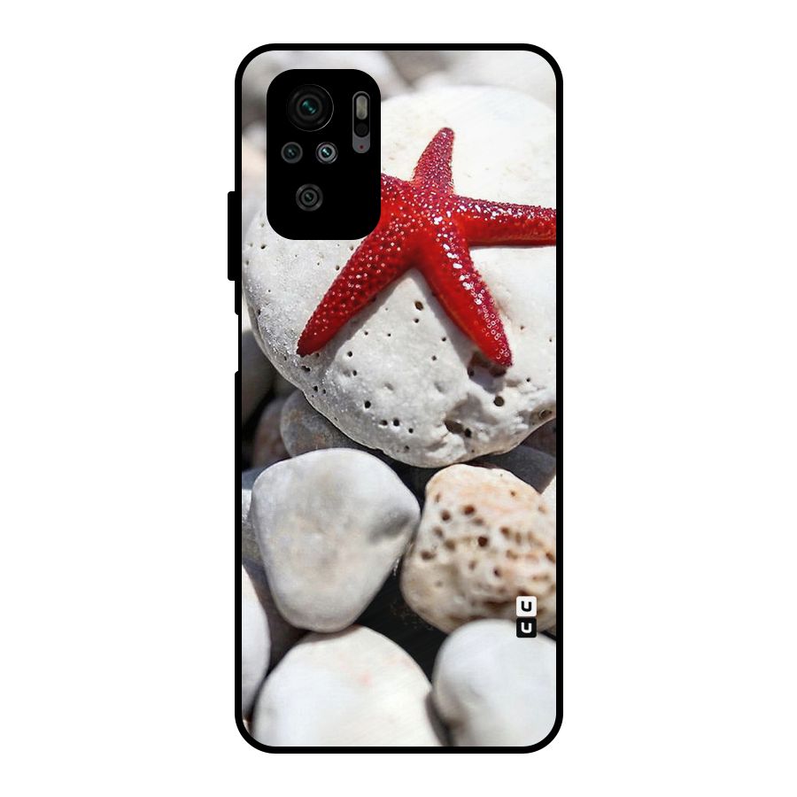 Red Star Fish Metal Back Case for Redmi Note 10S