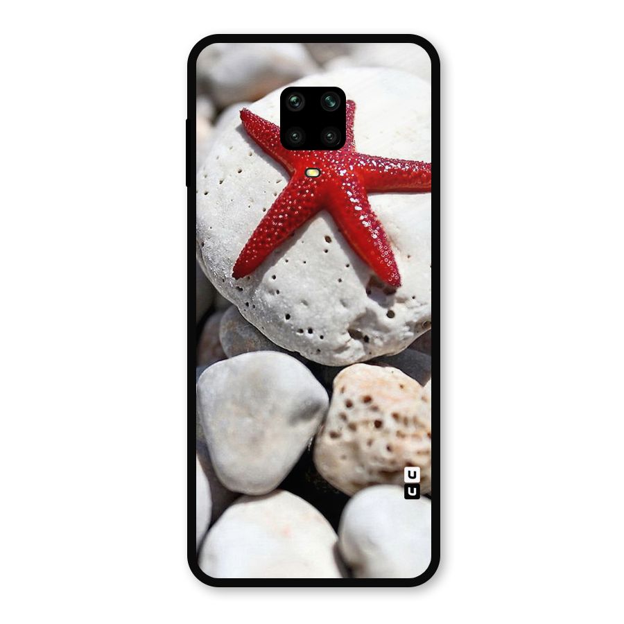 Red Star Fish Metal Back Case for Redmi Note 9 Pro Max