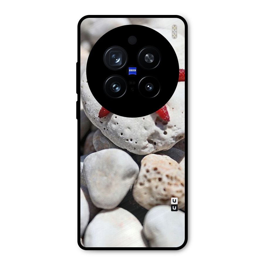 Red Star Fish Metal Back Case for Vivo X200 Pro