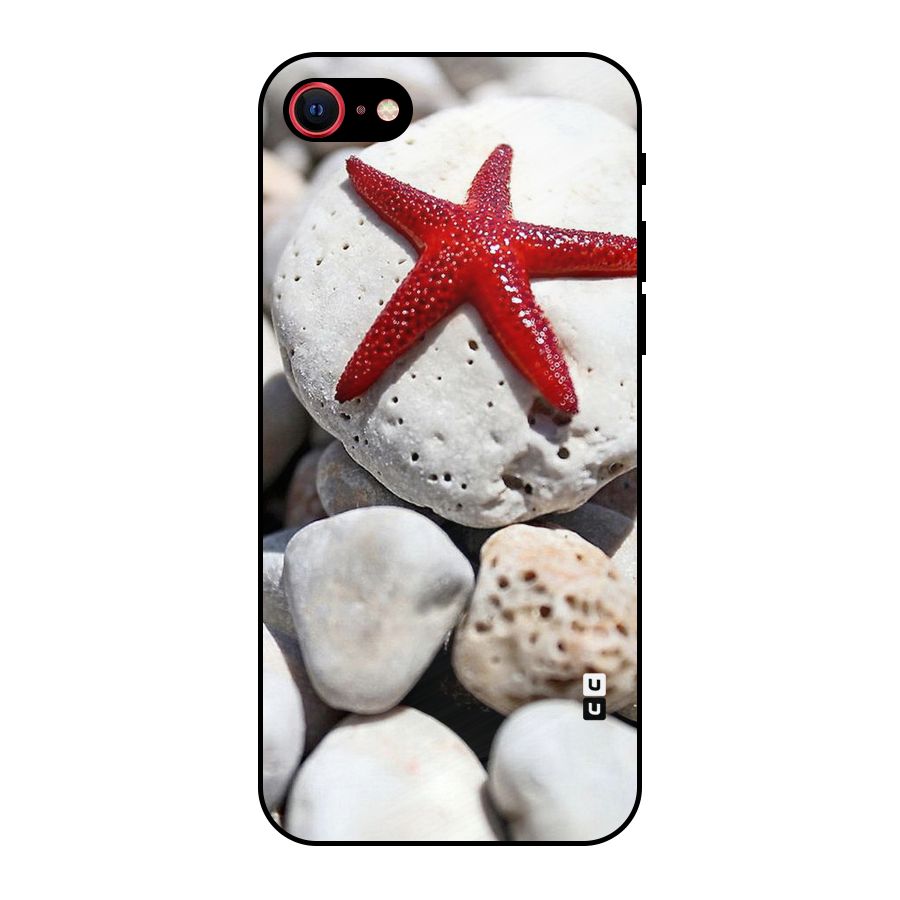 Red Star Fish Metal Back Case for iPhone 7