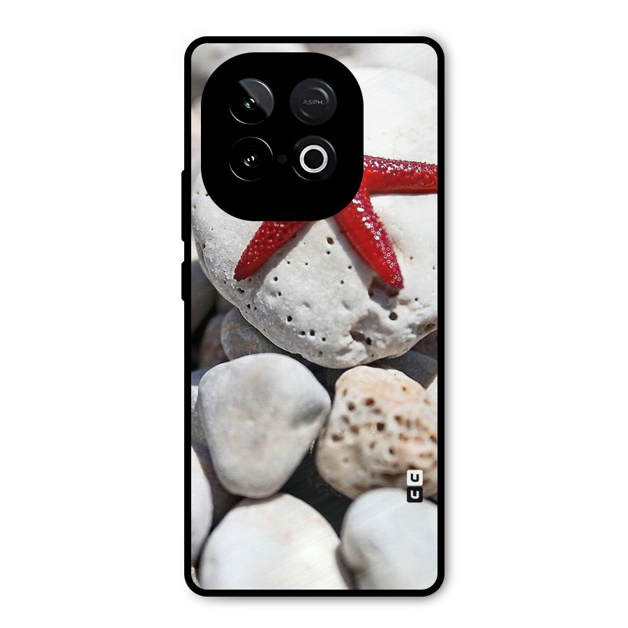 Red Star Fish Metal Back Case for iQOO Neo 10