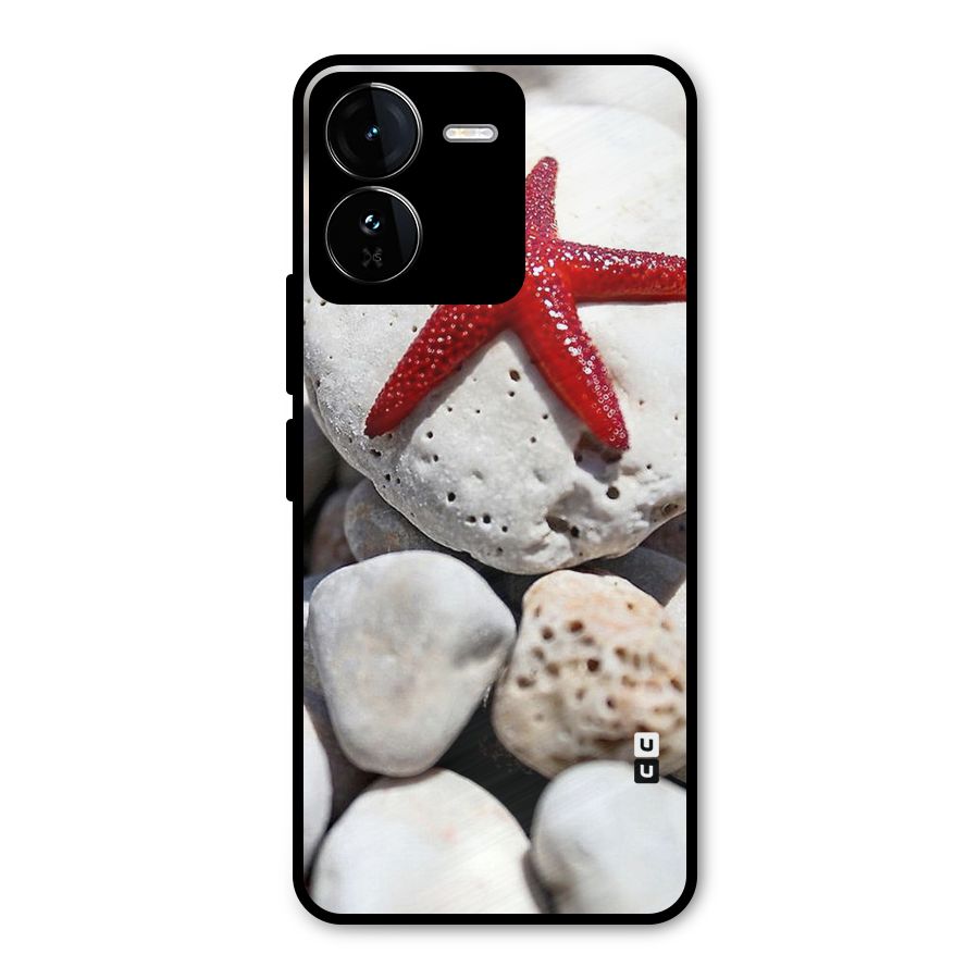 Red Star Fish Metal Back Case for iQOO Z9