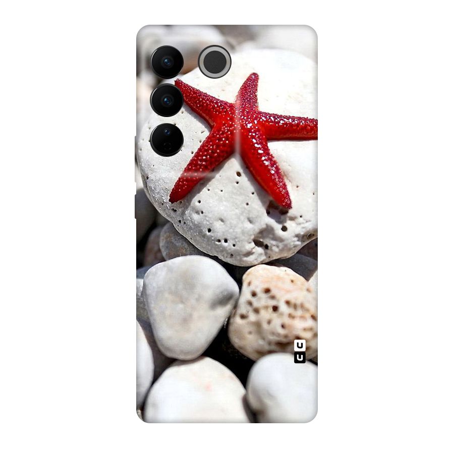 Red Star Fish Original Polycarbonate Back Case for Vivo V27