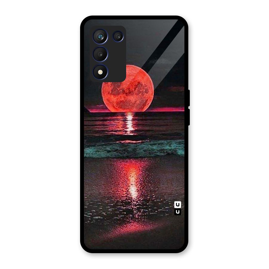 Red Sun Ocean Glass Back Case for Realme 9 5G Speed