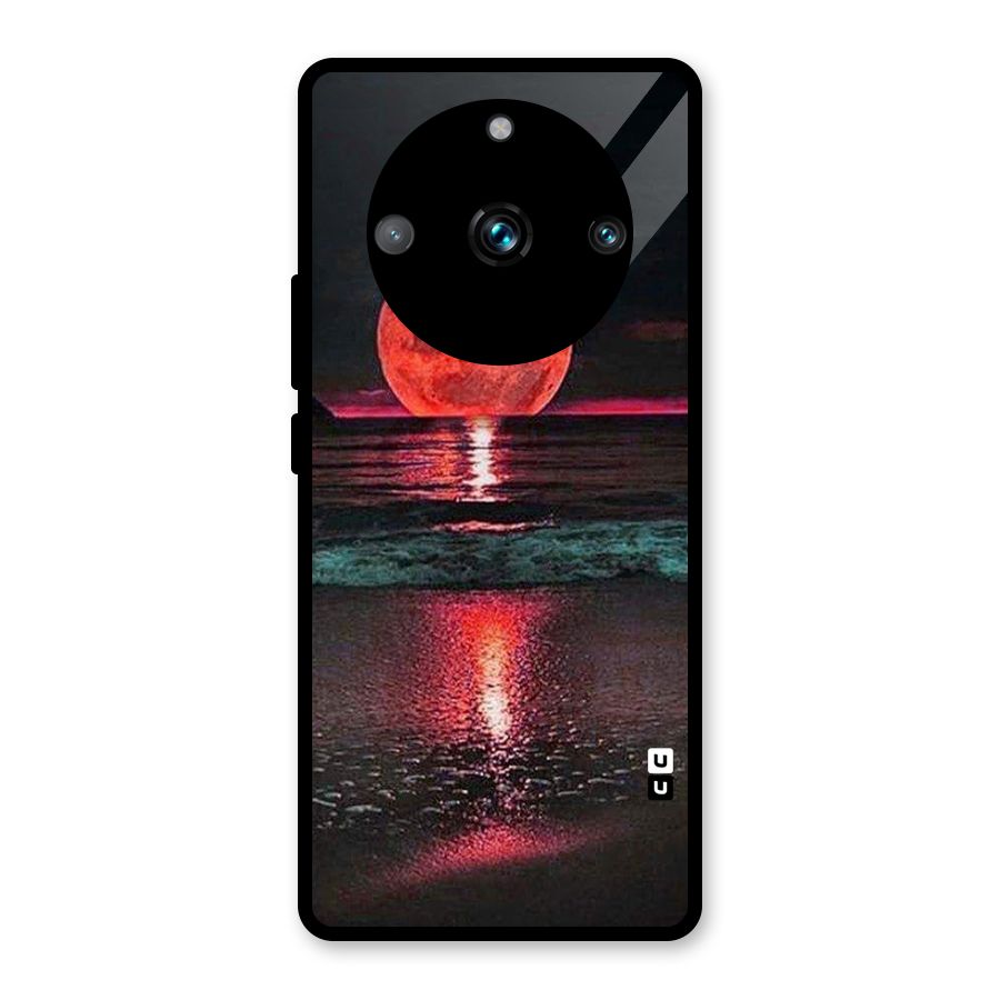 Red Sun Ocean Glass Back Case for Realme Narzo 60 Pro