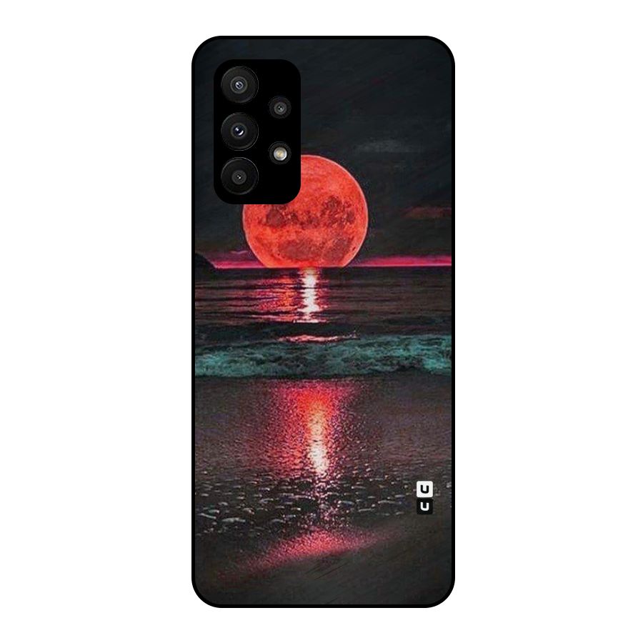 Red Sun Ocean Metal Back Case for Galaxy A23