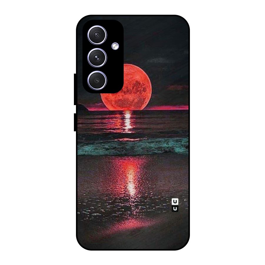 Red Sun Ocean Metal Back Case for Galaxy A54