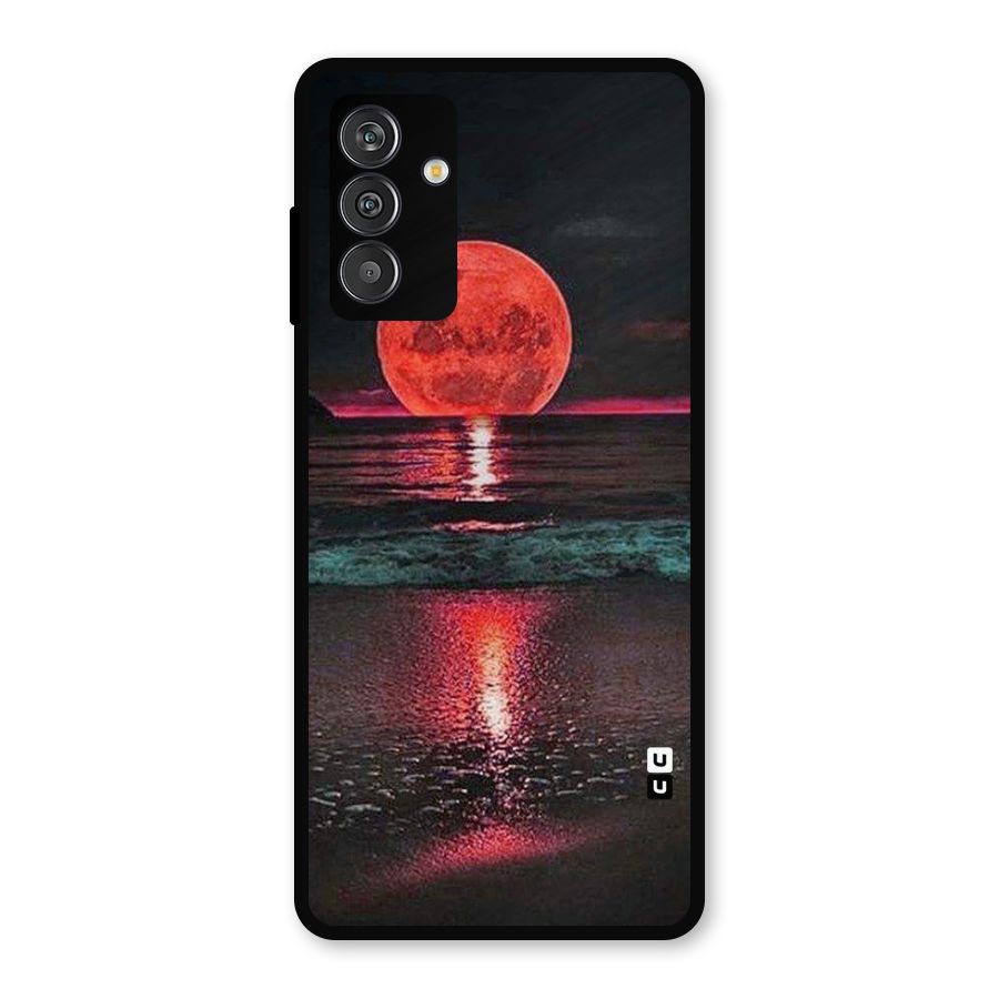 Red Sun Ocean Metal Back Case for Galaxy F13