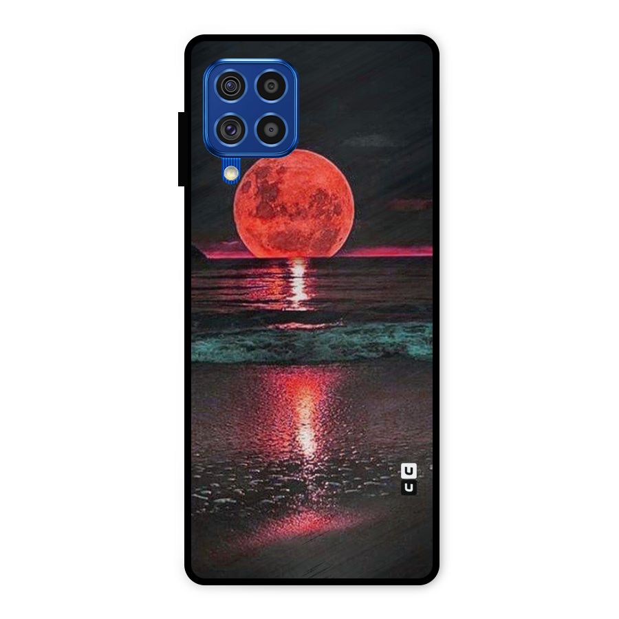 Red Sun Ocean Metal Back Case for Galaxy F62