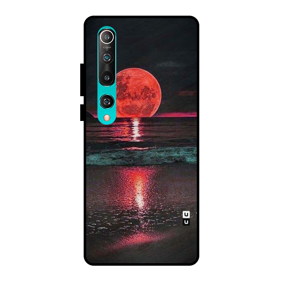 Red Sun Ocean Metal Back Case for Mi 10