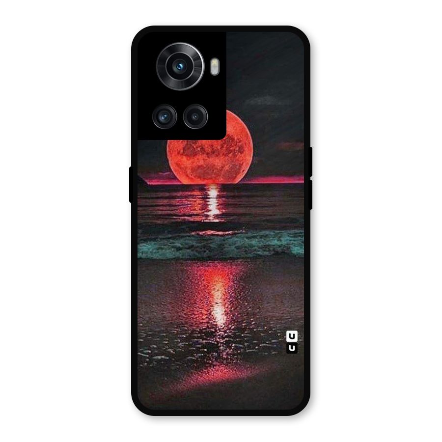 Red Sun Ocean Metal Back Case for OnePlus 10R