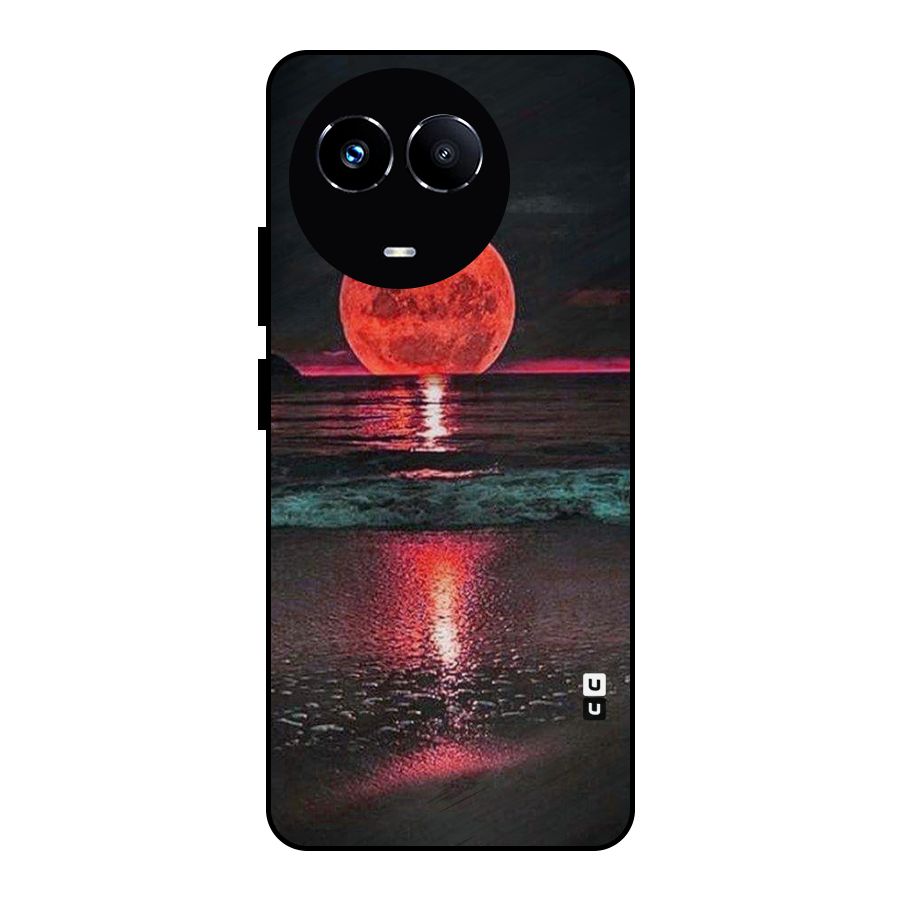 Red Sun Ocean Metal Back Case for Realme 11X