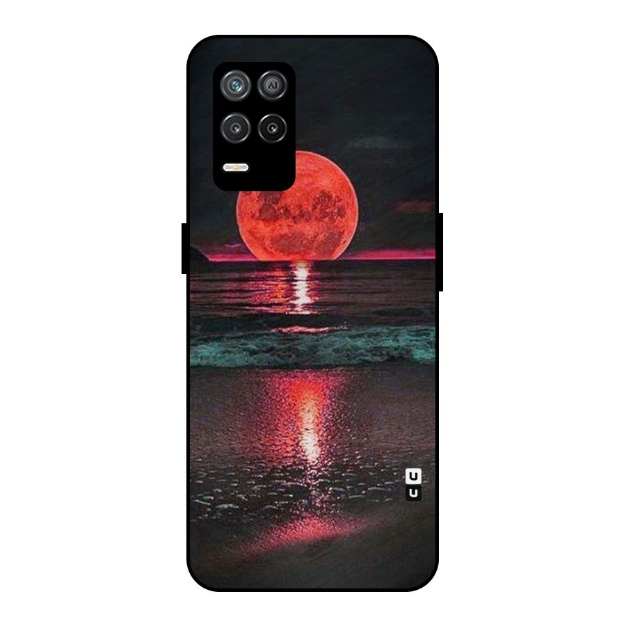 Red Sun Ocean Metal Back Case for Realme 9 5G