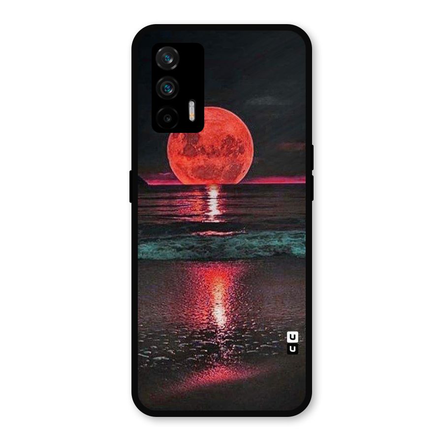 Red Sun Ocean Metal Back Case for Realme GT 5G