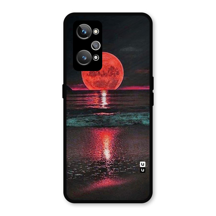 Red Sun Ocean Metal Back Case for Realme GT Neo2