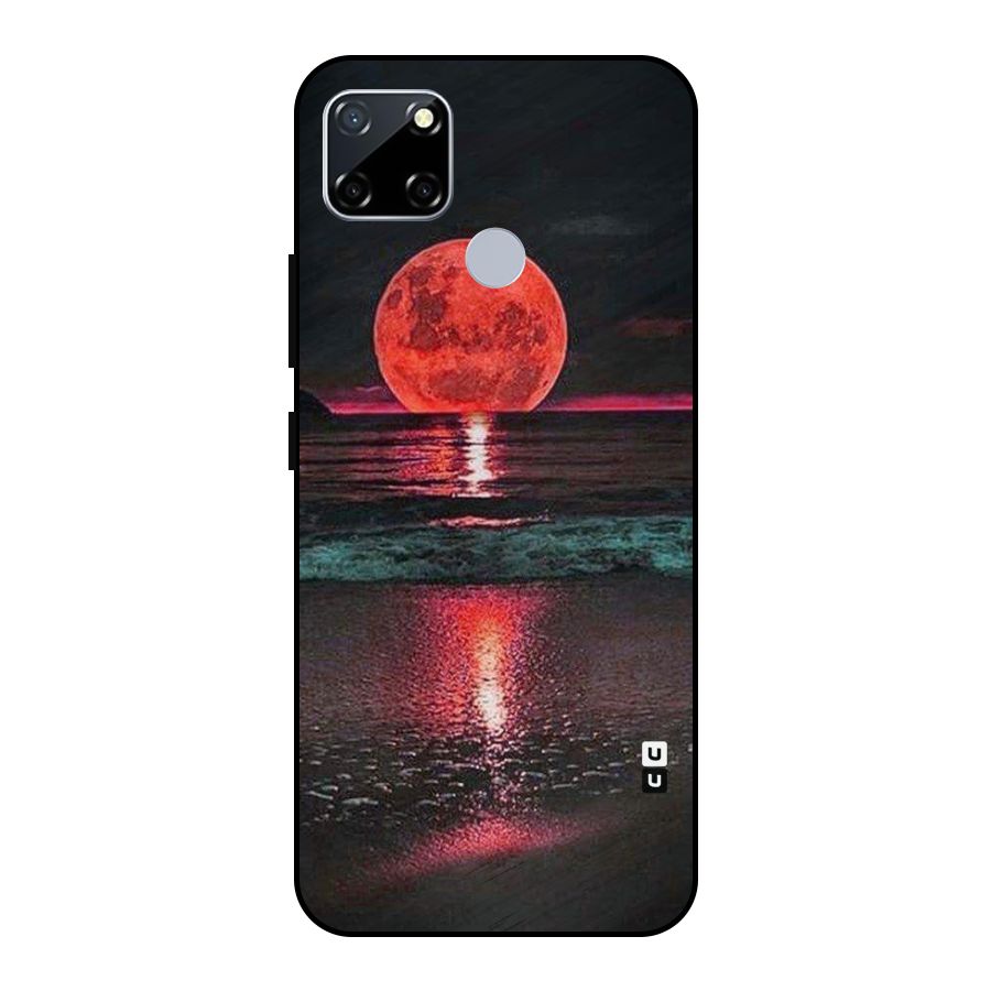 Red Sun Ocean Metal Back Case for Realme Narzo 20