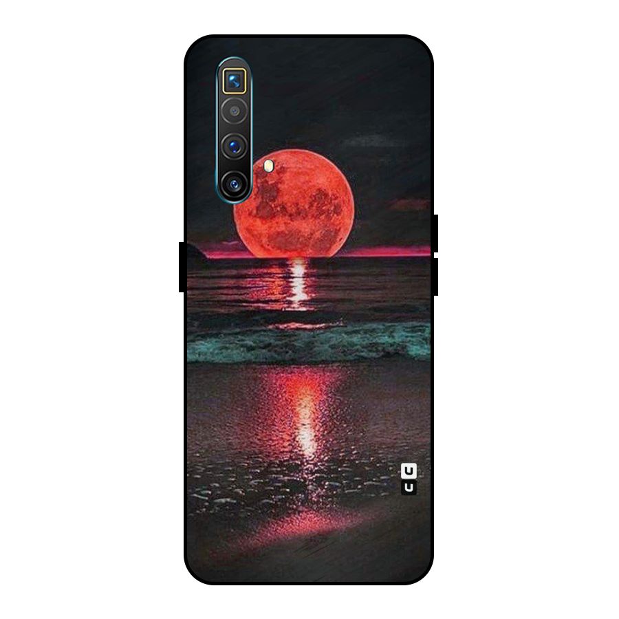 Red Sun Ocean Metal Back Case for Realme X3 SuperZoom