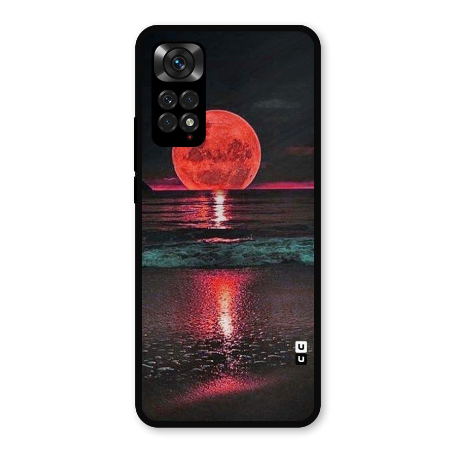 Red Sun Ocean Metal Back Case for Redmi Note 11s