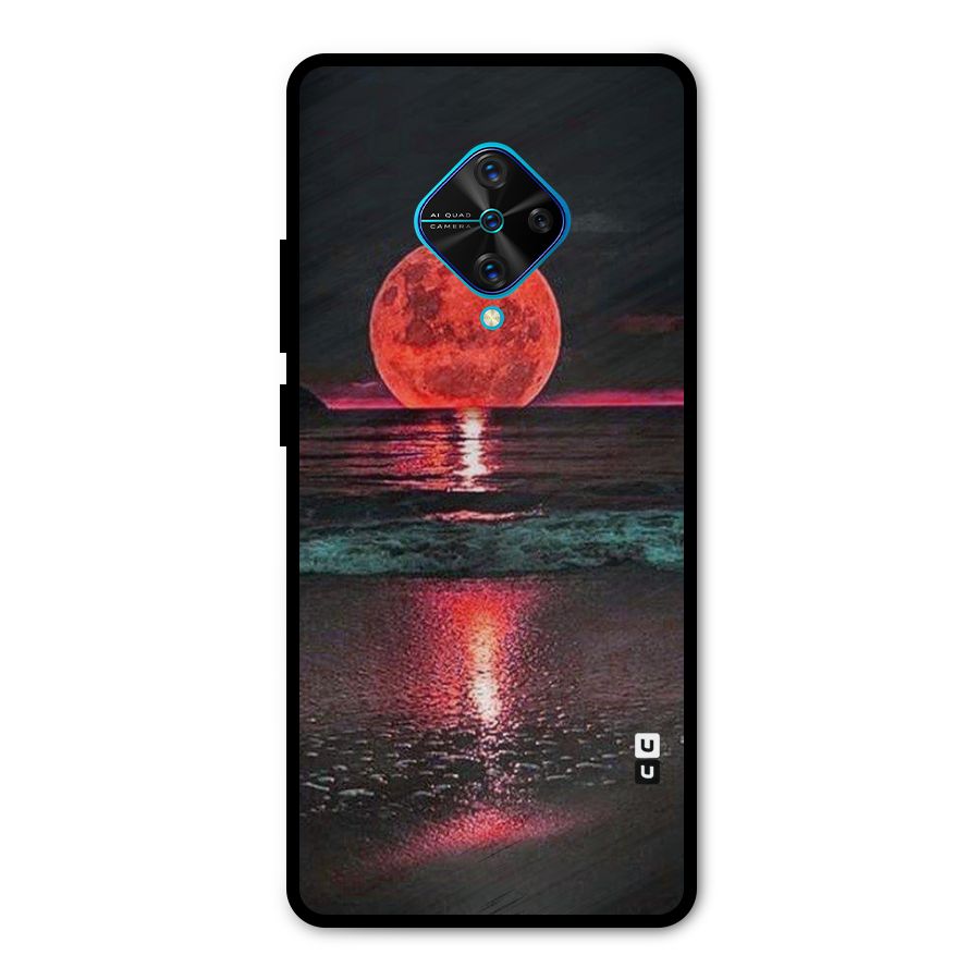 Red Sun Ocean Metal Back Case for Vivo S1 Pro