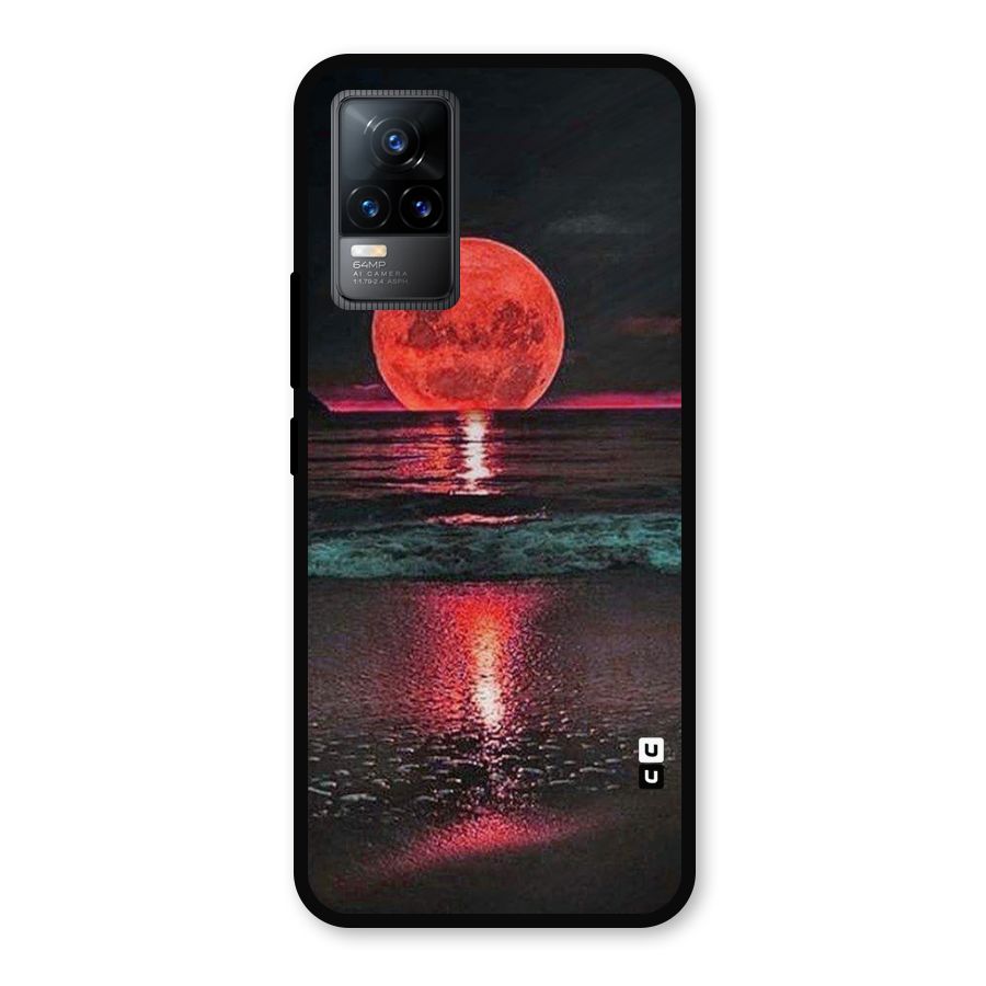 Red Sun Ocean Metal Back Case for Vivo Y73
