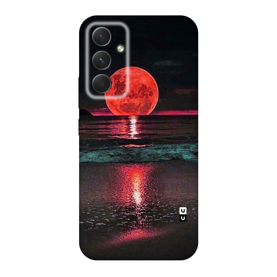Red Sun Ocean Original Polycarbonate Back Case for Galaxy A54