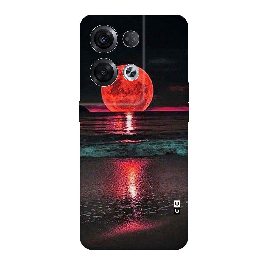 Red Sun Ocean Original Polycarbonate Back Case for Oppo Reno8 Pro 5G