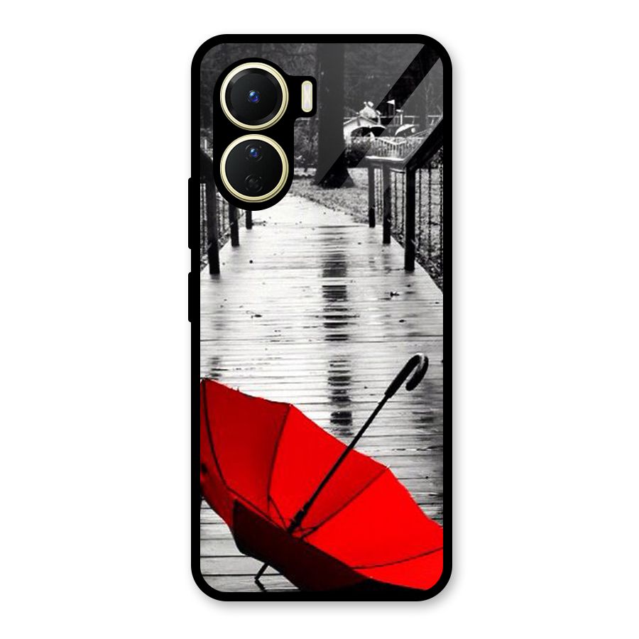 Red Umbrella Glass Back Case for Vivo Y56