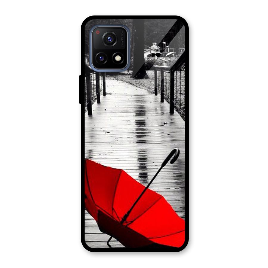 Red Umbrella Glass Back Case for Vivo Y72 5G