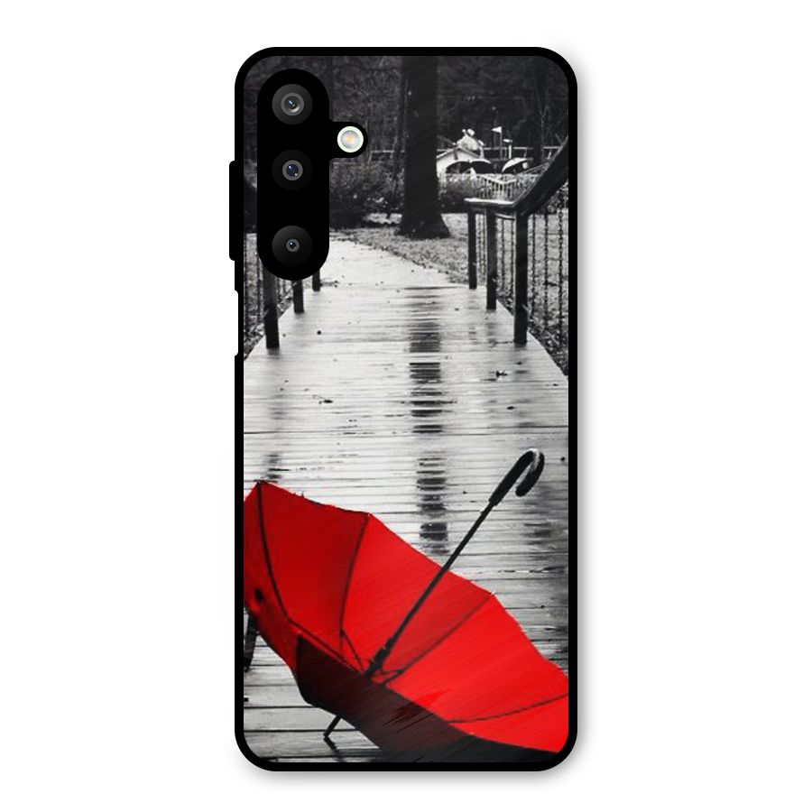 Red Umbrella Metal Back Case for Galaxy M16