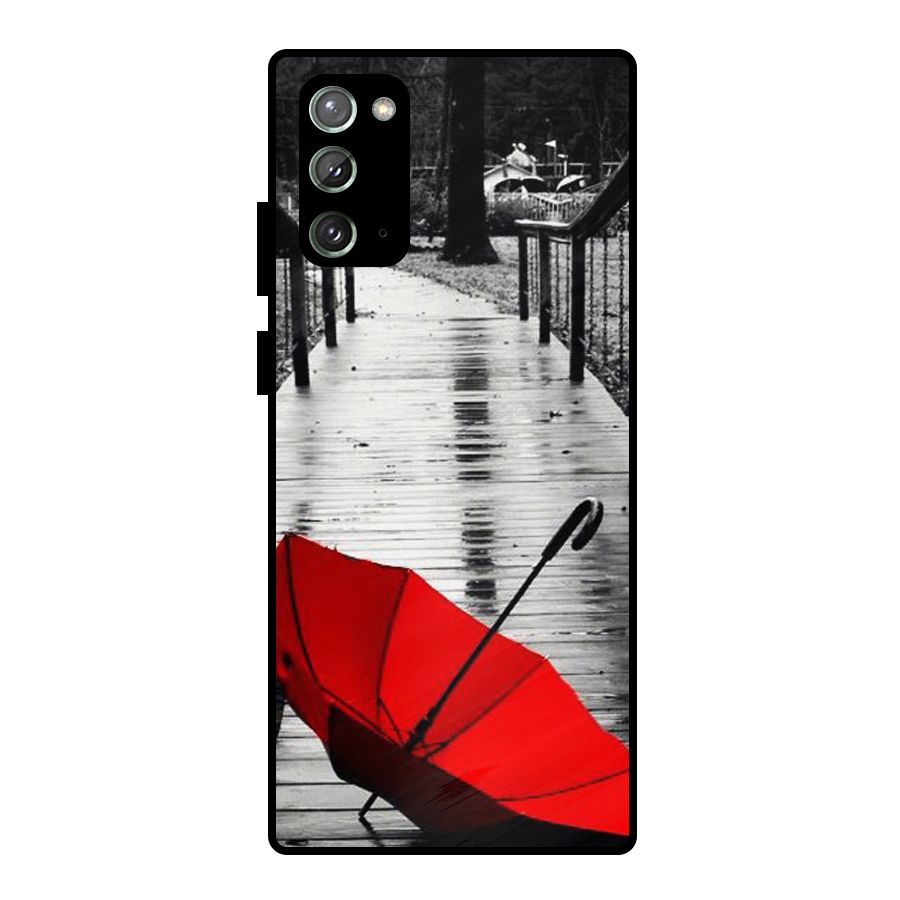 Red Umbrella Metal Back Case for Galaxy Note 20