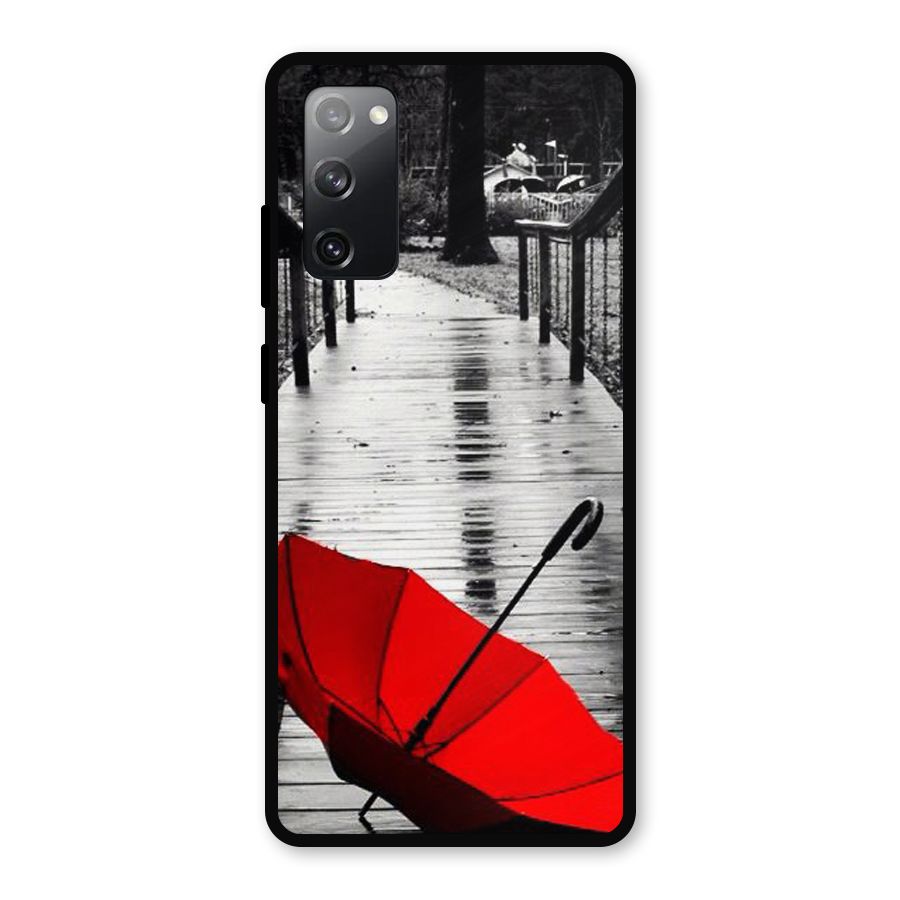 Red Umbrella Metal Back Case for Galaxy S20 FE 5G