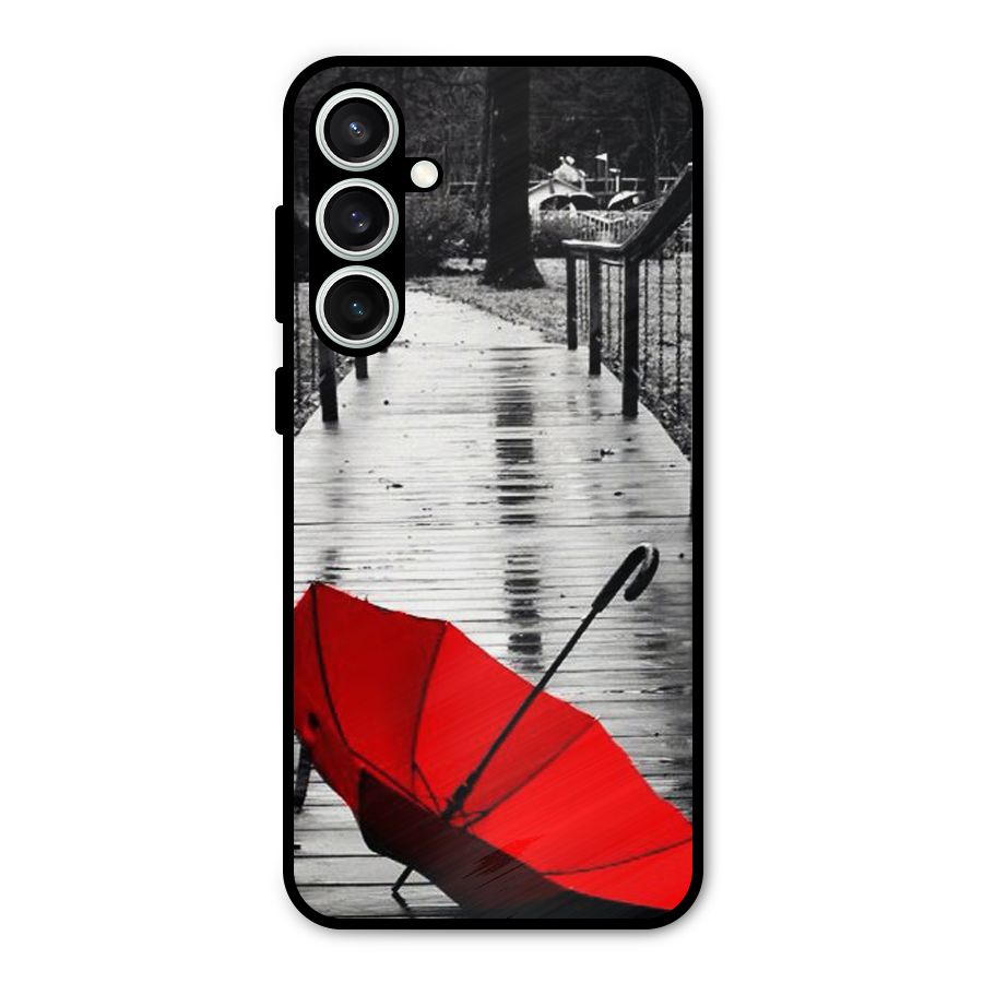 Red Umbrella Metal Back Case for Galaxy S23 FE
