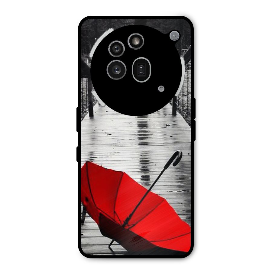 Red Umbrella Metal Back Case for Nothing Phone 3a Pro