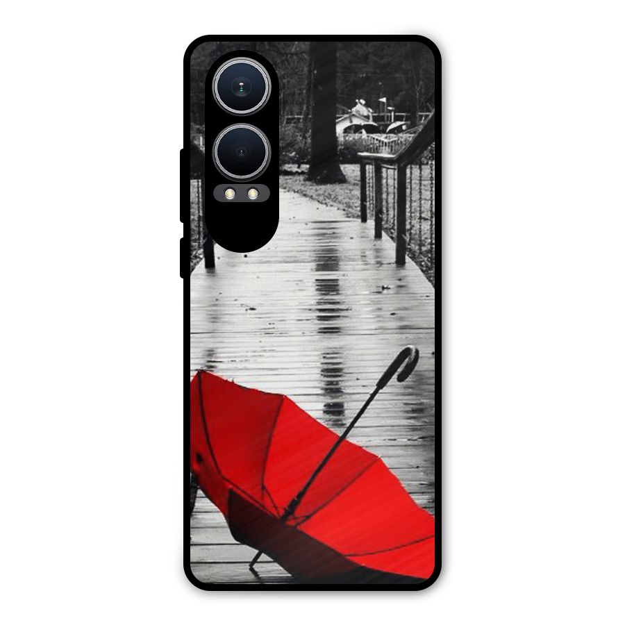 Red Umbrella Metal Back Case for OnePlus Nord CE4 Lite