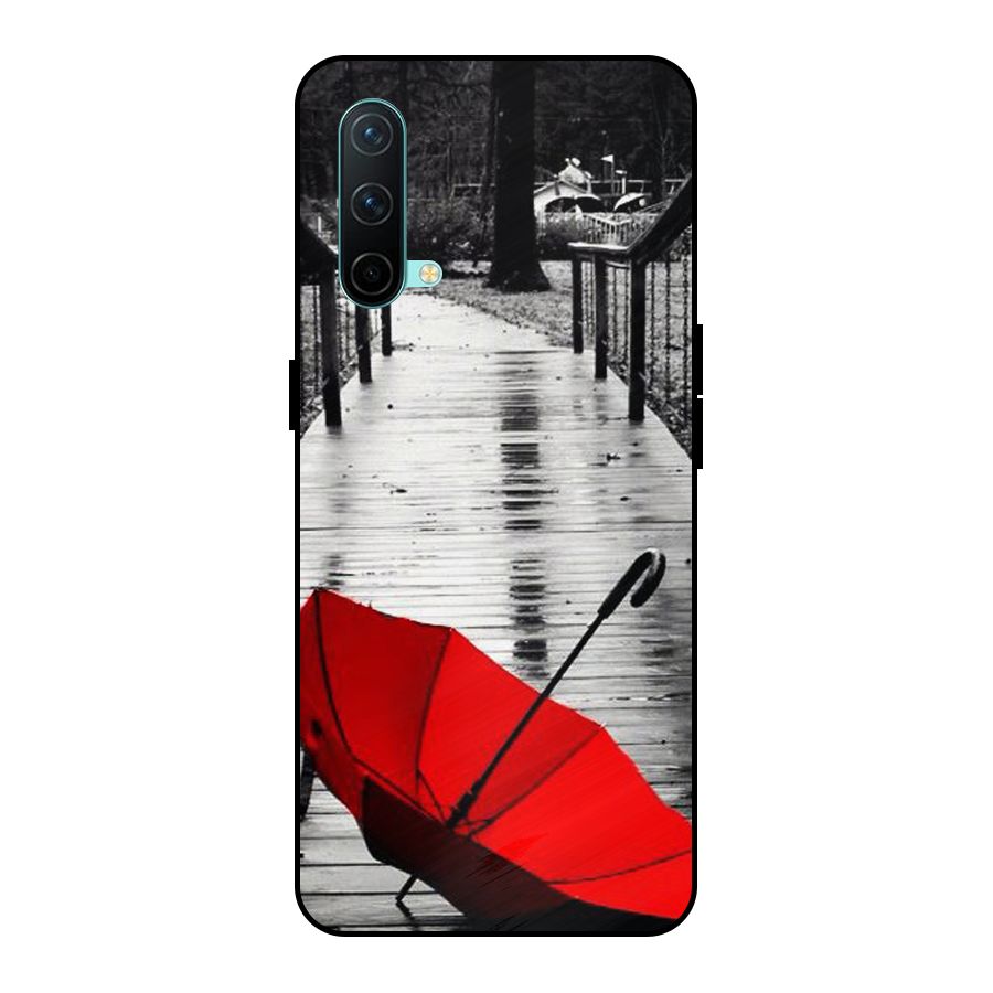 Red Umbrella Metal Back Case for OnePlus Nord CE 5G