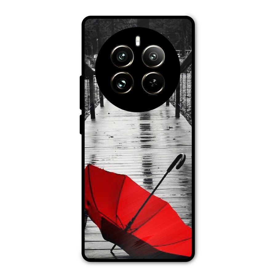 Red Umbrella Metal Back Case for Realme 12 Pro