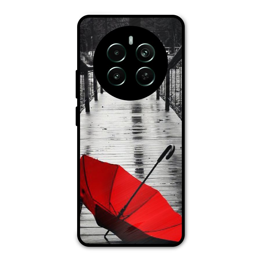 Red Umbrella Metal Back Case for Realme 12 Pro Plus
