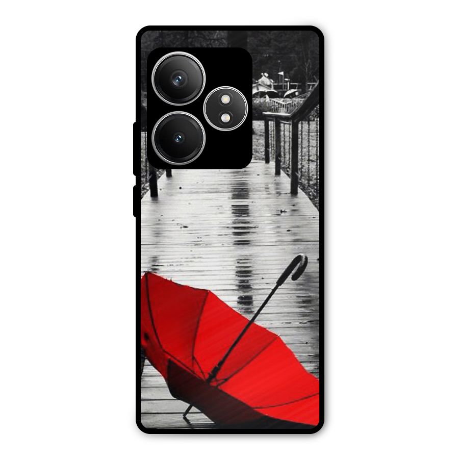 Red Umbrella Metal Back Case for Realme GT 6T