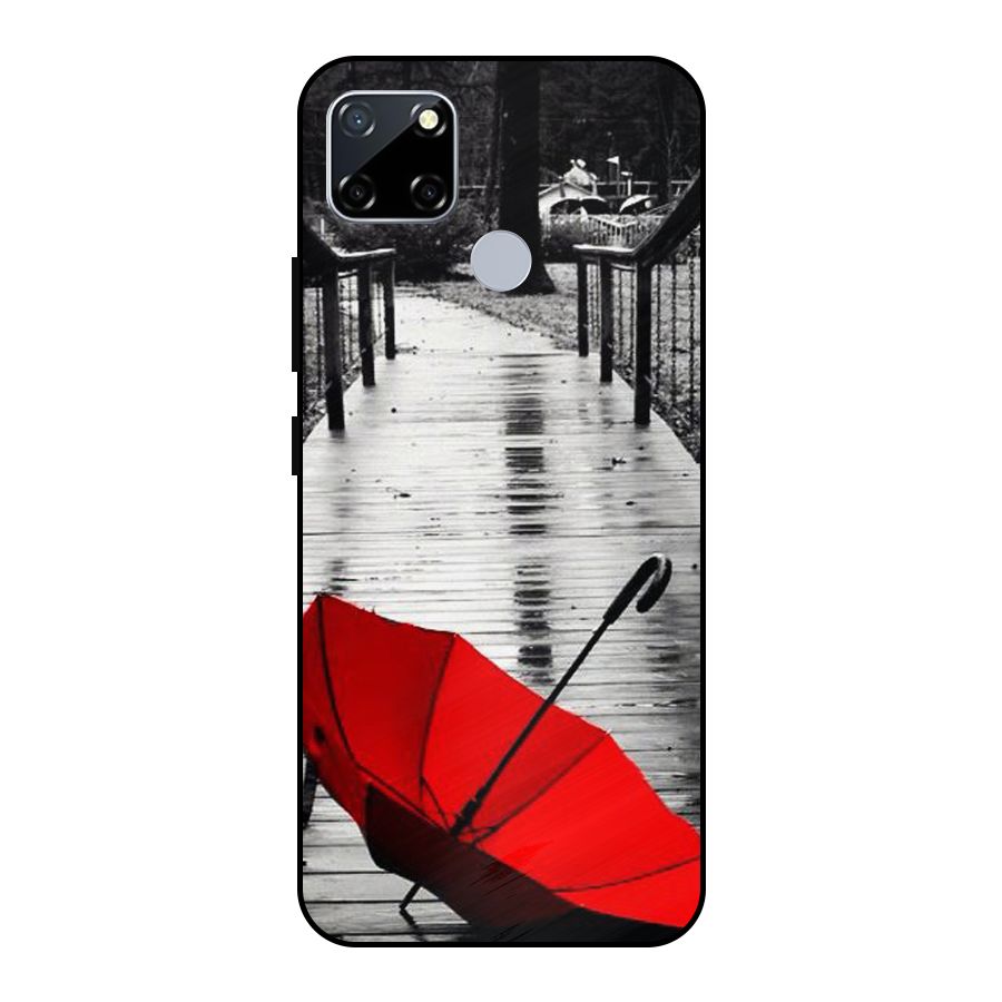 Red Umbrella Metal Back Case for Realme Narzo 20