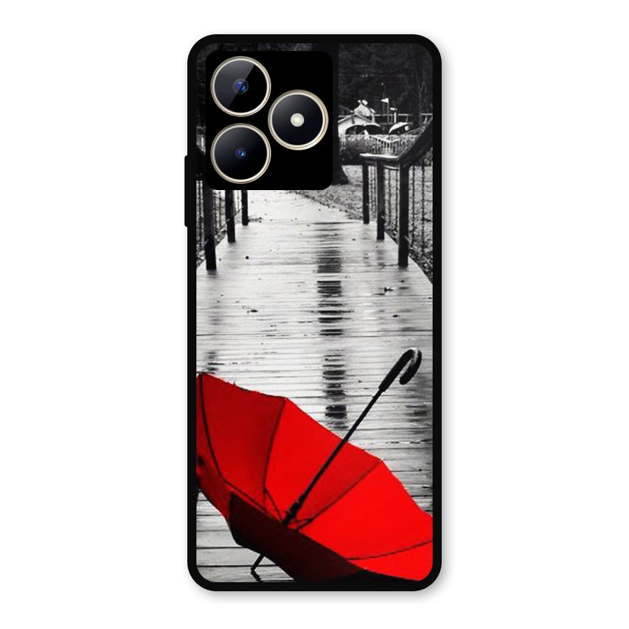 Red Umbrella Metal Back Case for Realme Narzo N53
