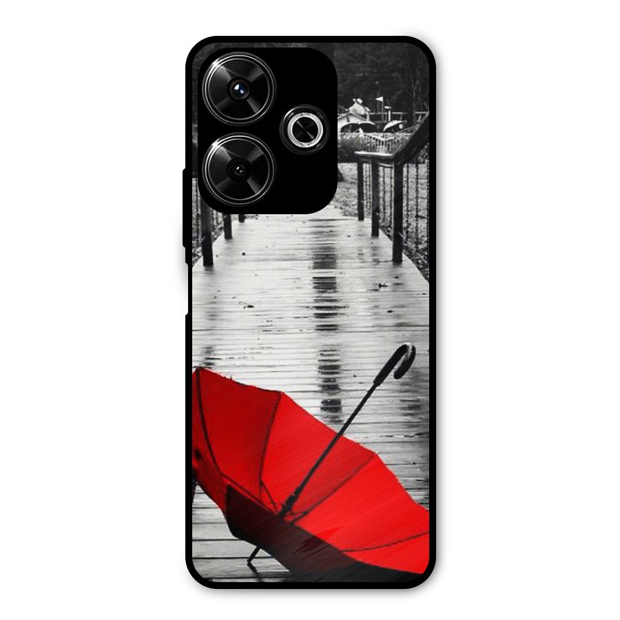 Red Umbrella Metal Back Case for Redmi 13 5G