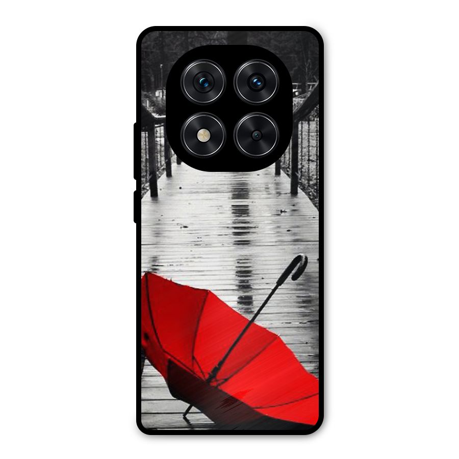 Red Umbrella Metal Back Case for Redmi Note 14 Pro 5G