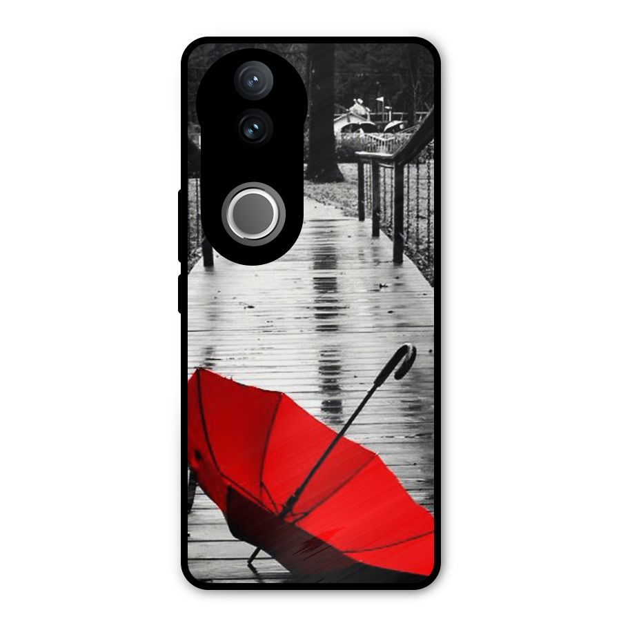 Red Umbrella Metal Back Case for Vivo V50e