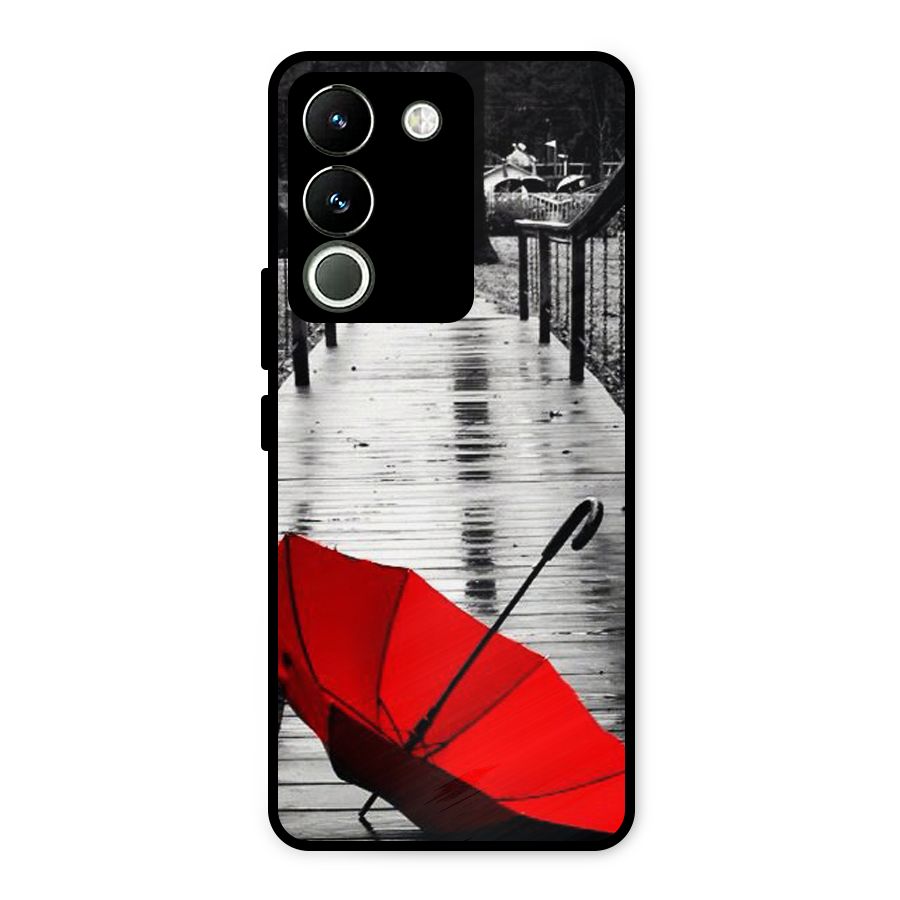 Red Umbrella Metal Back Case for Vivo Y200