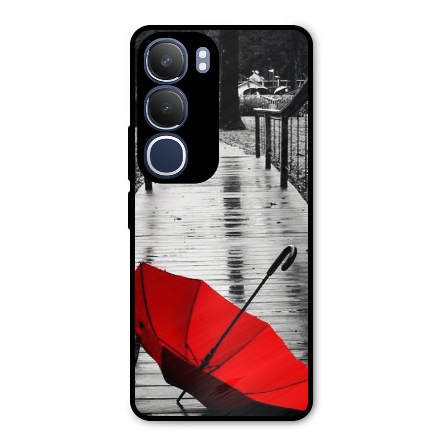 Red Umbrella Metal Back Case for Vivo Y29