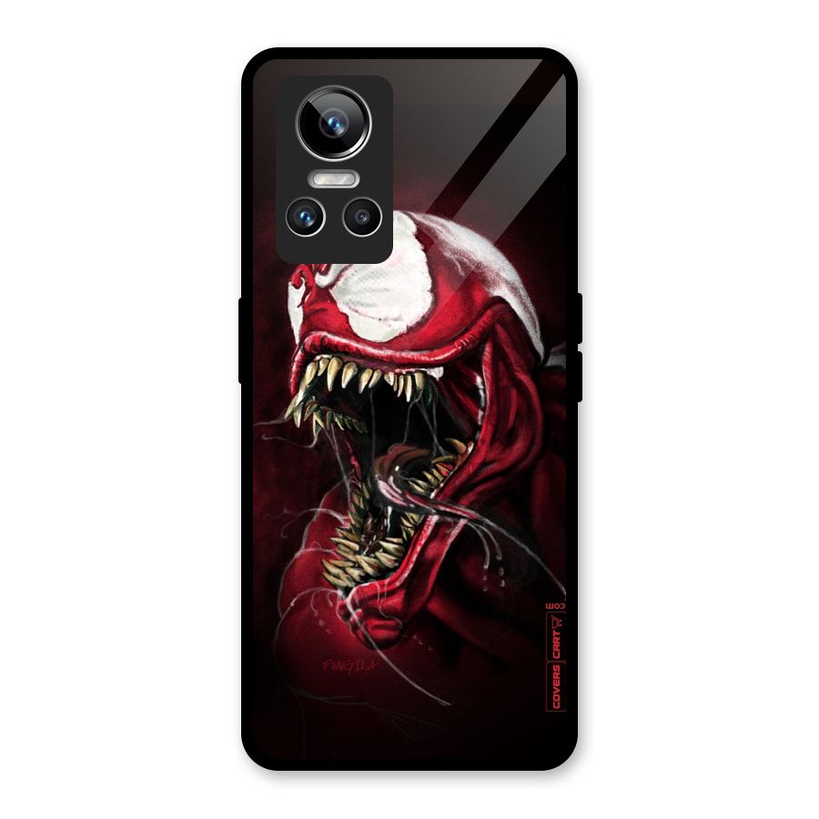 Red Venom Artwork Glass Back Case for Realme GT Neo 3