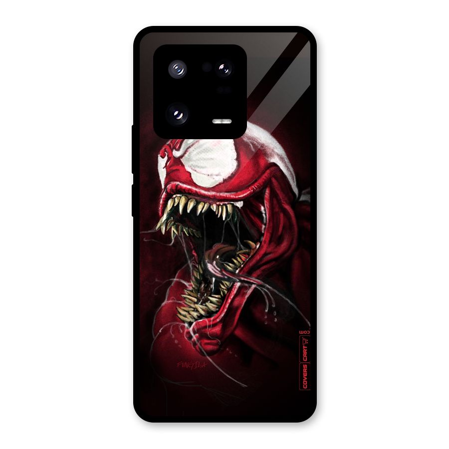 Red Venom Artwork Glass Back Case for Xiaomi 13 Pro