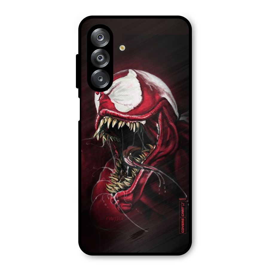 Red Venom Artwork Metal Back Case for Galaxy A26