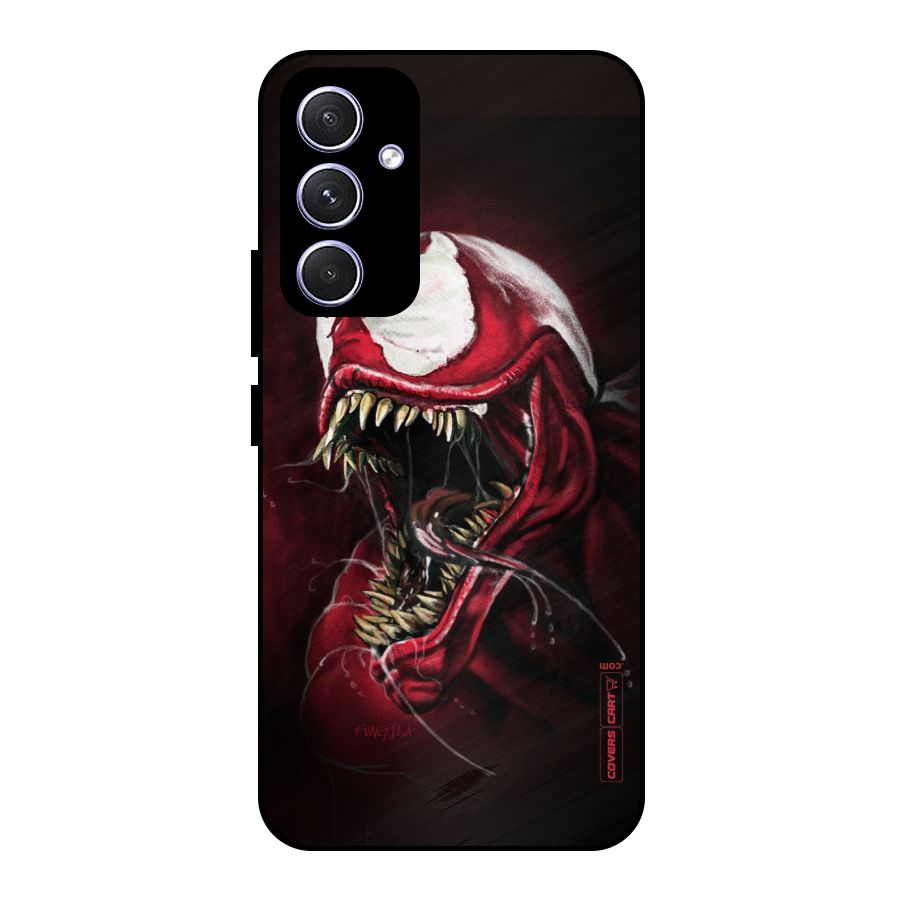 Red Venom Artwork Metal Back Case for Galaxy A54