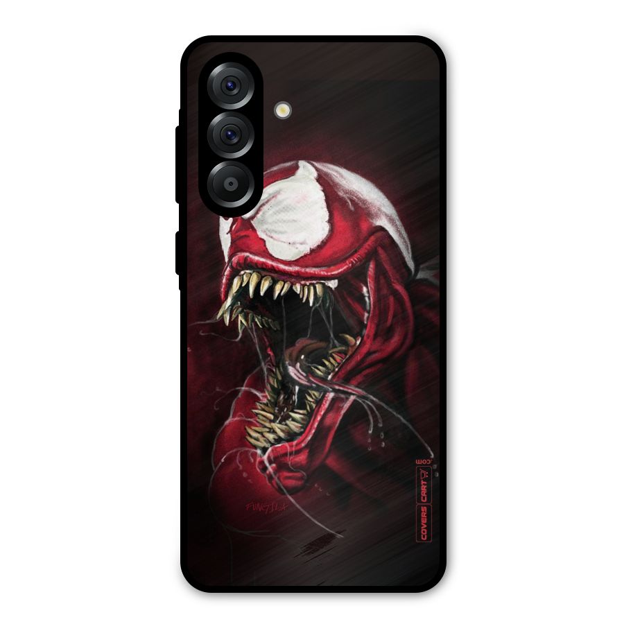 Red Venom Artwork Metal Back Case for Galaxy A56